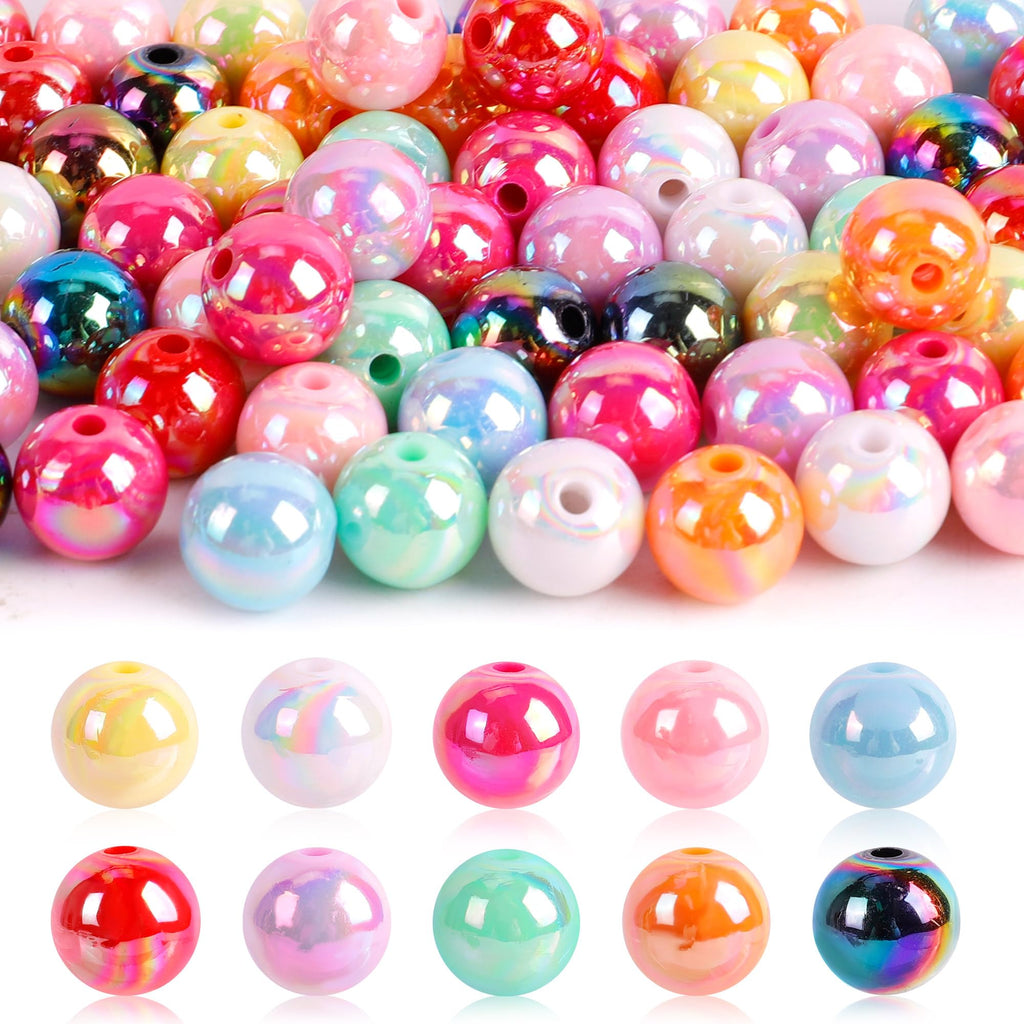 250 Pcs Beads for Pens - Focal Beads for Beadable Pens, Acrylic Bead for Beaded Pen, Spacer Bead Keychains Bracelets Crafts