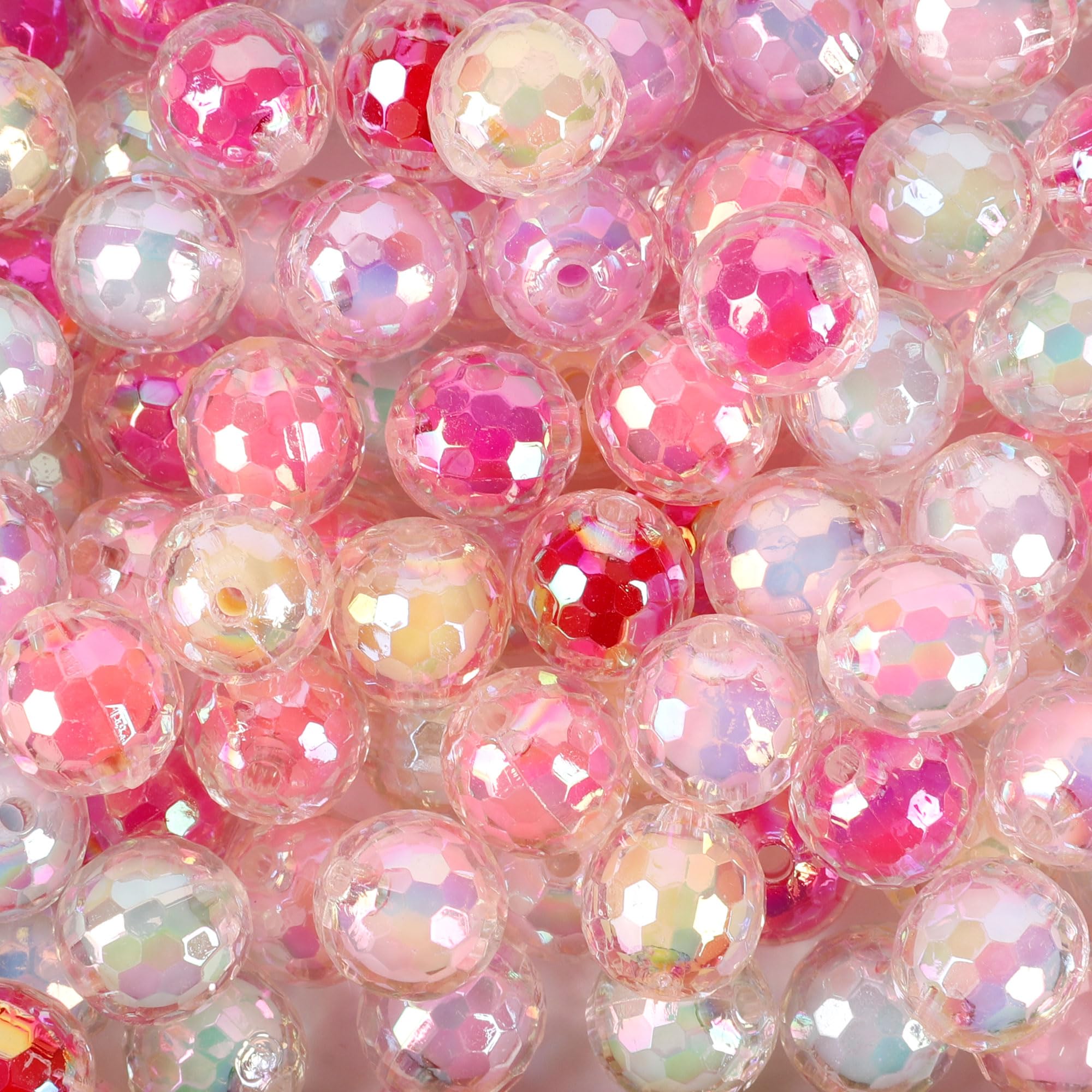 250 Pcs Beads for Pens - Focal Beads for Beadable Pens, Acrylic Bead for Beaded Pen, Spacer Bead Keychains Bracelets Crafts